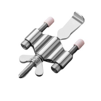 Hordozható ajtóstopper 304 rozsdamentes acélból, befelé nyíló hotelajtókhoz, fúrás nélküli felszerelés, polírozott felület, márka Deyibao