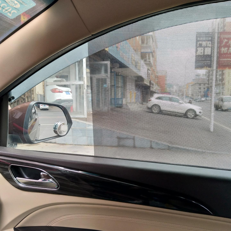 Универсален филм за предното стъкло на автомобил с мрежеста структура, термоизолационен филм за прозореца, статично залепване, дебел стил, без лепило