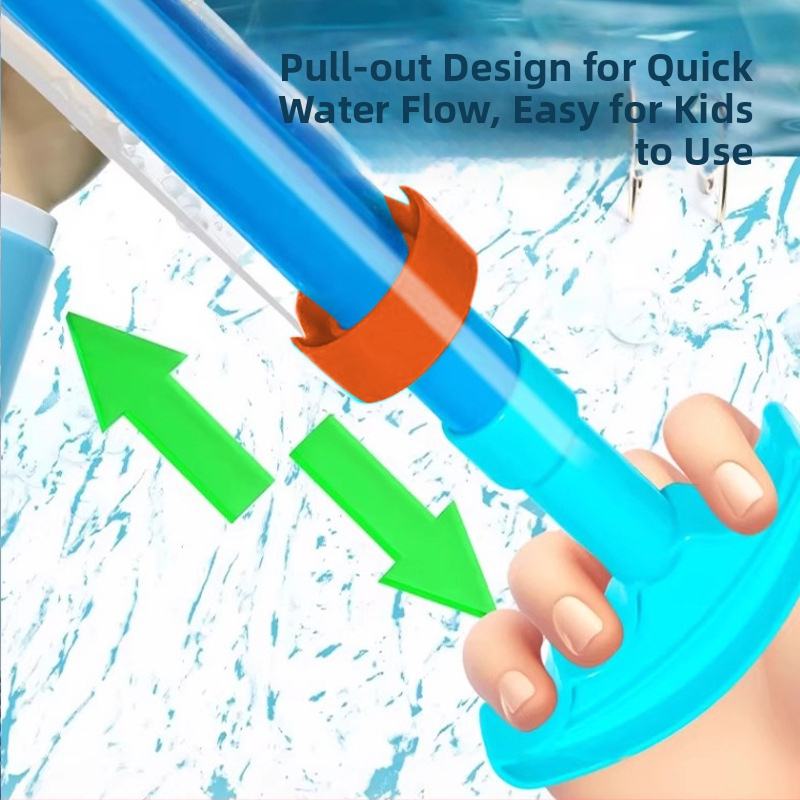 Dječji vodeni pištolj - PP materijal, raspršuje vodu, za uzrast 7–14 godina, 3C certificirana igračka, plaža i otvoreno igranje s vodom