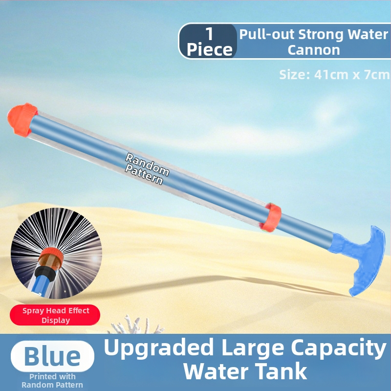 Dječji vodeni pištolj - PP materijal, raspršuje vodu, za uzrast 7–14 godina, 3C certificirana igračka, plaža i otvoreno igranje s vodom