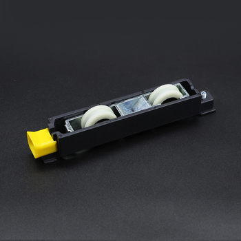 Rolne za vrata i prozore od aluminijske legure, model CLJ-RW-01; materijal: najlon, aluminijska legura, cinkova legura; promjer osovine 20–25 mm; nosivost 120 kg; postupci obrade: ljevanje pod tlakom, ubrizgavanje, plastiranje, bojenje