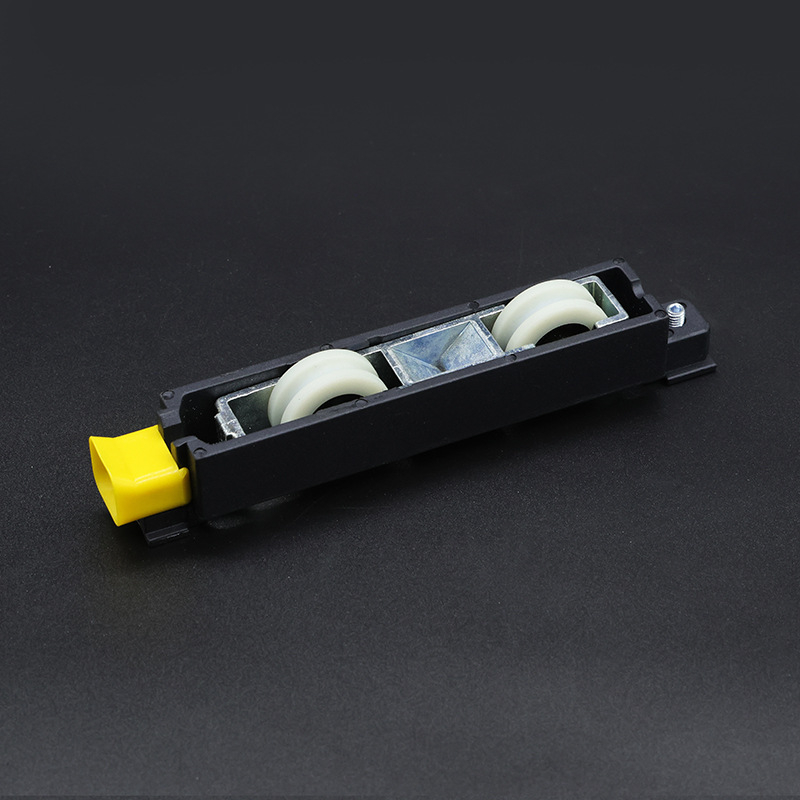 Rolne za vrata i prozore od aluminijske legure, model CLJ-RW-01; materijal: najlon, aluminijska legura, cinkova legura; promjer osovine 20–25 mm; nosivost 120 kg; postupci obrade: ljevanje pod tlakom, ubrizgavanje, plastiranje, bojenje