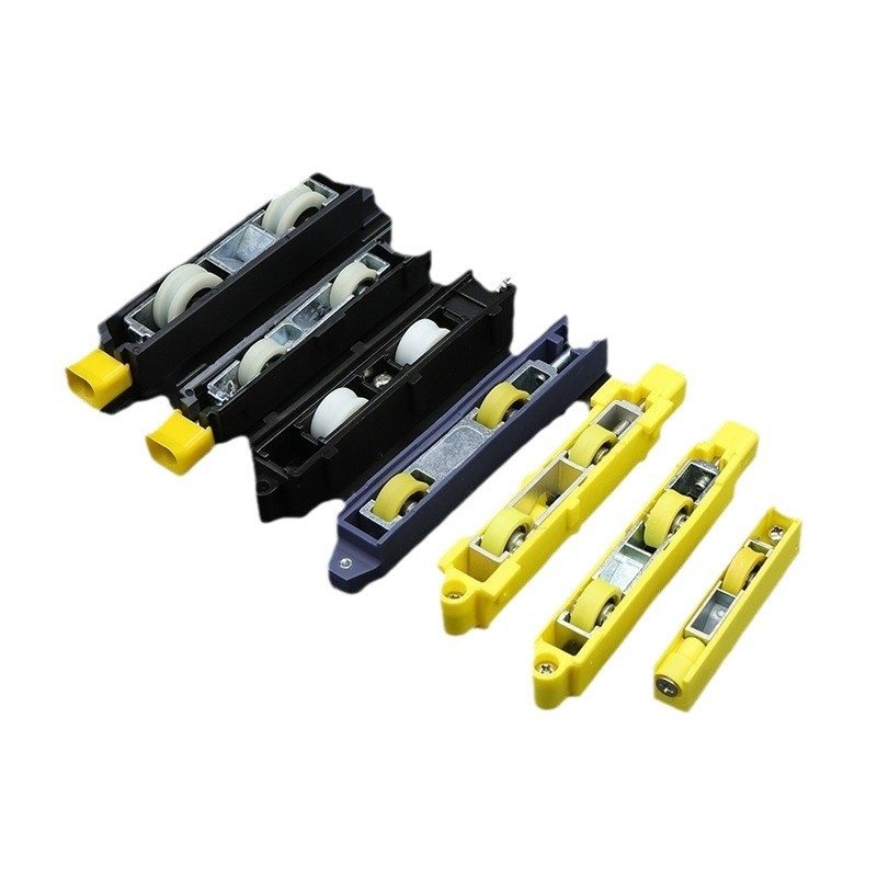 Rolne za vrata i prozore od aluminijske legure, model CLJ-RW-01; materijal: najlon, aluminijska legura, cinkova legura; promjer osovine 20–25 mm; nosivost 120 kg; postupci obrade: ljevanje pod tlakom, ubrizgavanje, plastiranje, bojenje