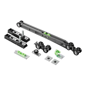 Roată suspendată îngustă, cu amortizare unidirecțională, pentru șina de glisare a ușii din aliaj de zinc — mostre personalizate, stil modern minimalist