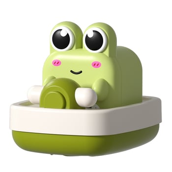 Пластмасова водна играчка за бебета със механизъм за завъртане – геометрични животни, за 0–2 г., частна марка налична