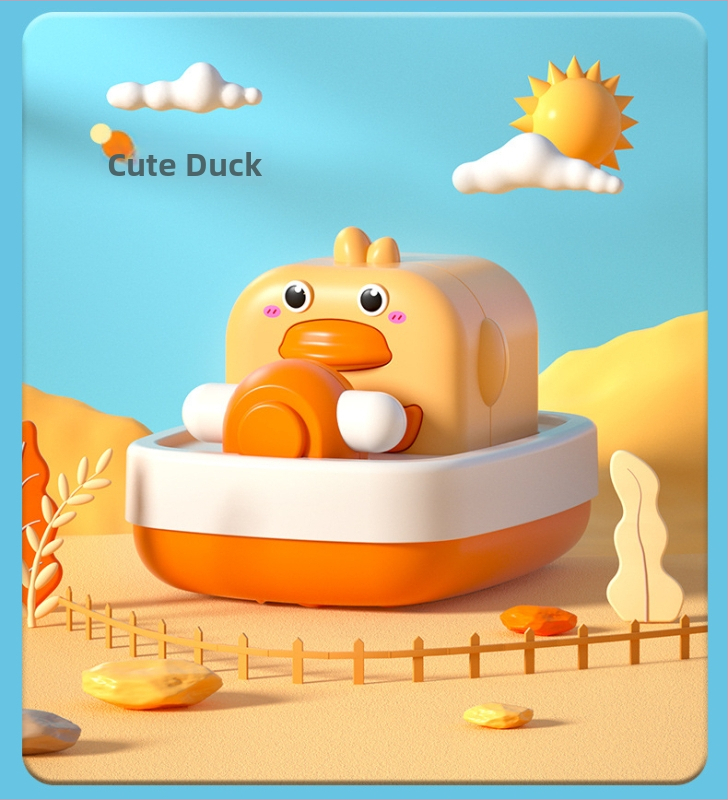 Plastová kúpeľná hračka s navíjacím mechanizmom pre batoľatá 0–2 roky – geometrické zvieratá, súkromná značka k dispozícii