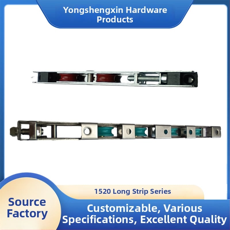 Teški dugi kotačić za klizna vrata – Materijal: najlon + željezo + nehrđajući čelik; Model: 12_20 duga serija; Primjena: kasetni prozori, klizni prozori i klizna vrata; Stil: moderni minimalizam