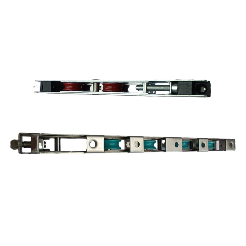 Teški dugi kotačić za klizna vrata – Materijal: najlon + željezo + nehrđajući čelik; Model: 12_20 duga serija; Primjena: kasetni prozori, klizni prozori i klizna vrata; Stil: moderni minimalizam