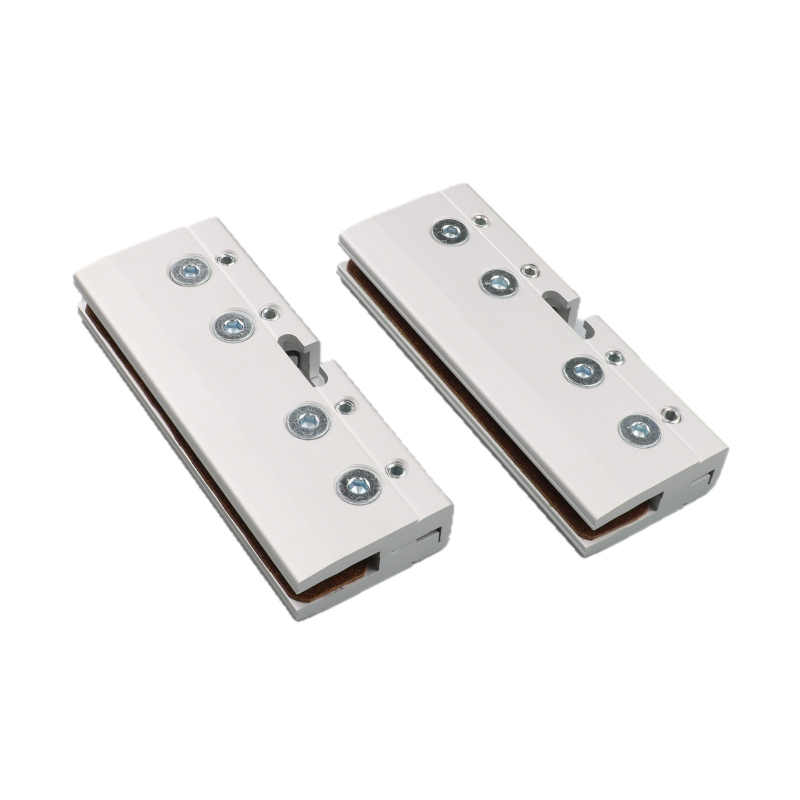 Sistem de role pentru ușă glisantă din sticlă, amortizare hidraulică, model Al0590, construcție din aluminiu + plastic, sarcină maximă 80 kg, stil modern minimalist