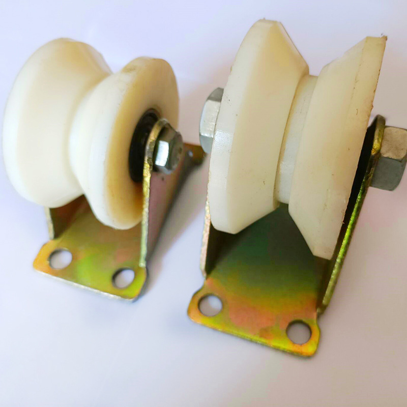 Roți ghidaj din nailon: tipuri U, V, T pentru uși și ferestre industriale