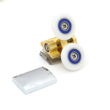 Rolă de baie pentru uși din sticlă și dulapuri | aliaj de aluminiu, capacitate 50 kg, stil modern simplu