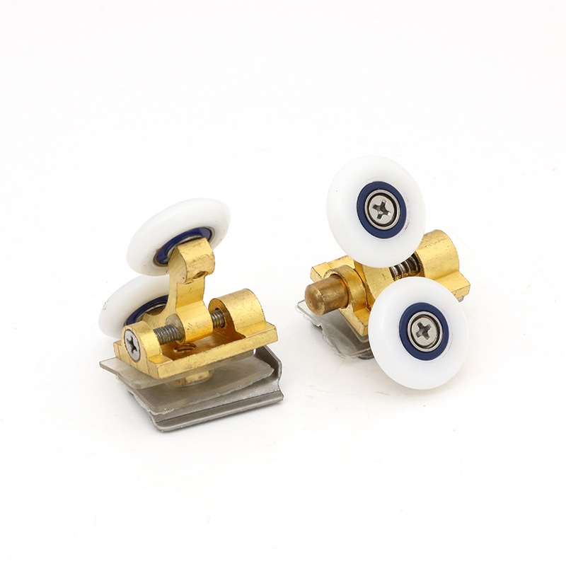 Rolă de baie pentru uși din sticlă și dulapuri | aliaj de aluminiu, capacitate 50 kg, stil modern simplu