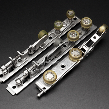 Felső görgő ajtókhoz és ablakokhoz – csúszóajtókhoz, taifun-ellenálló, anti‑ugrás, anti‑sviriből rugóval, rozsdamentes acél, modell Hllsf-020-typhoon wheel