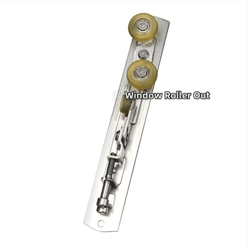 Felső görgő ajtókhoz és ablakokhoz – csúszóajtókhoz, taifun-ellenálló, anti‑ugrás, anti‑sviriből rugóval, rozsdamentes acél, modell Hllsf-020-typhoon wheel