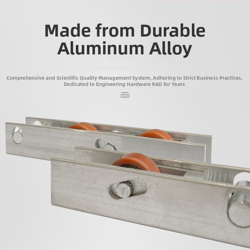 Aluminijska roller-komponenta za klizna vrata i prozore — nehrđajući čelik, debljina stijenke 22, prilagođeno prema nacrtima, Jinlida, za vrata i prozore