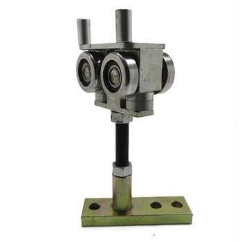 Rulment universal de suspensie pentru uși din lemn și șine glisante – Material: oțel laminat la rece + nylon; Capacitate: 1 tonă; Dimensiuni personalizate; Potrivit pentru panouri de compartimentare, uși din lemn, uși glisante, uși suprapuse