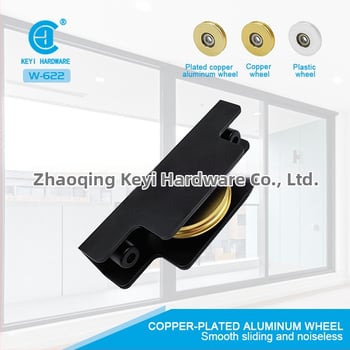 Okno koleso s hliníkovou schránkou, meďou kolies, ťažký nylon, jedno koleso — moderný minimalistický štýl