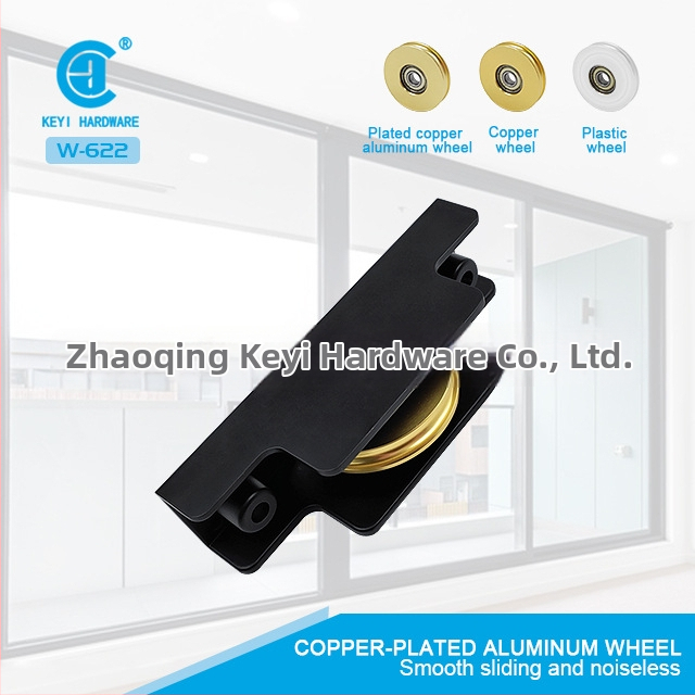 Okno koleso s hliníkovou schránkou, meďou kolies, ťažký nylon, jedno koleso — moderný minimalistický štýl