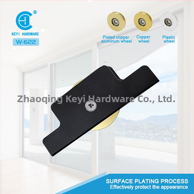 Okno koleso s hliníkovou schránkou, meďou kolies, ťažký nylon, jedno koleso — moderný minimalistický štýl