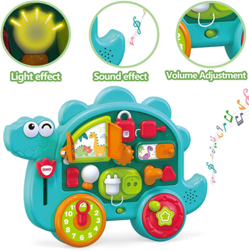Višefunkcionalna Busy Board Montessori glazbeno-obrazovna igračka za 0–3 godine (Materijal: ABS; Brend: JUNCA; Pakiranje: šarena kutija; Kategorija: glazbeno-obrazovne igračke; Starost: 0–3 godine)