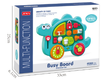 Višefunkcionalna Busy Board Montessori glazbeno-obrazovna igračka za 0–3 godine (Materijal: ABS; Brend: JUNCA; Pakiranje: šarena kutija; Kategorija: glazbeno-obrazovne igračke; Starost: 0–3 godine)