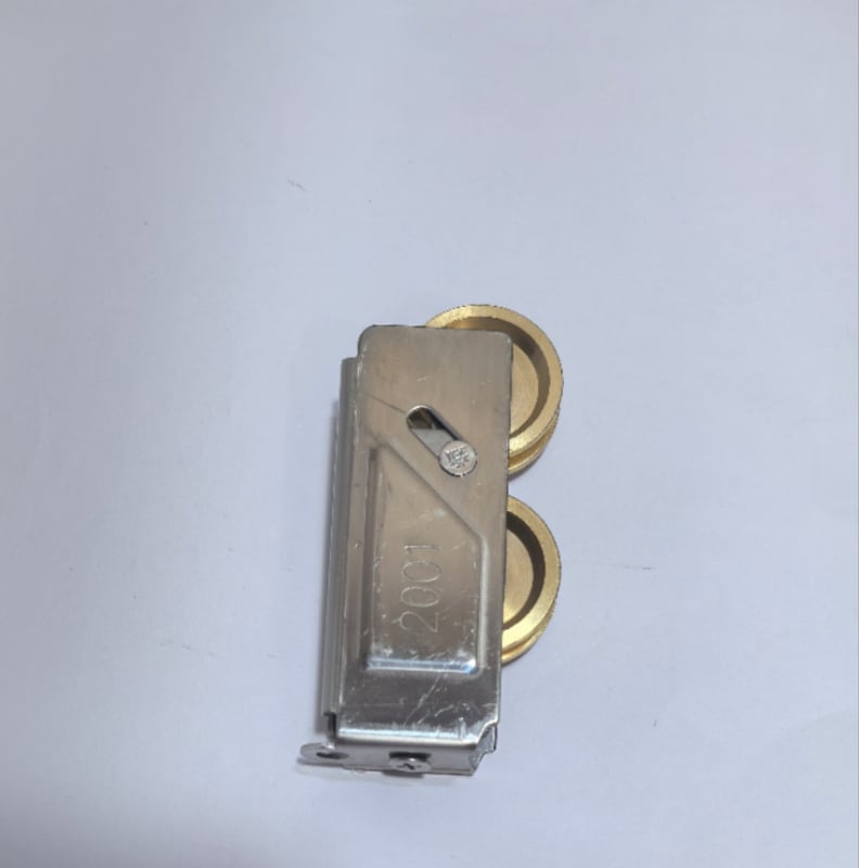 Vodič vrata i prozora od aluminijske legure, klizni prozor kotačić, nehrđajući čelični dvostruki bakreni kotač, model 987/2001/868, nosivost 50–120