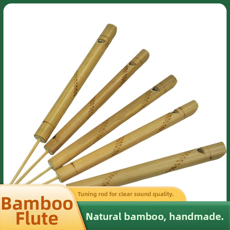Bambusna fuleta Really happy – dječja drvena glazbena igračka, materijal: bambus, model Bamboo flute, pogodno za glazbene instrumente