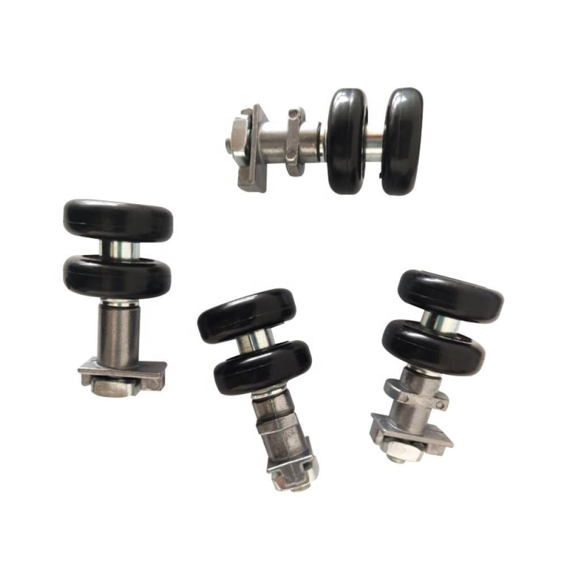 Materijal: Nehrđajući čelik, najlon, POM; Model: Rubber-coated Bearing Pulley Wheels; Obrada: prilagodba prema crtežima; Područje primjene: kupaonica, vrata garderobe, vrata i prozori; Stil: moderni minimalistički