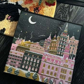 3D puzzle za odrasle – papirnati materijal, ublažavanje stresa, nije DIY, 14+ godina