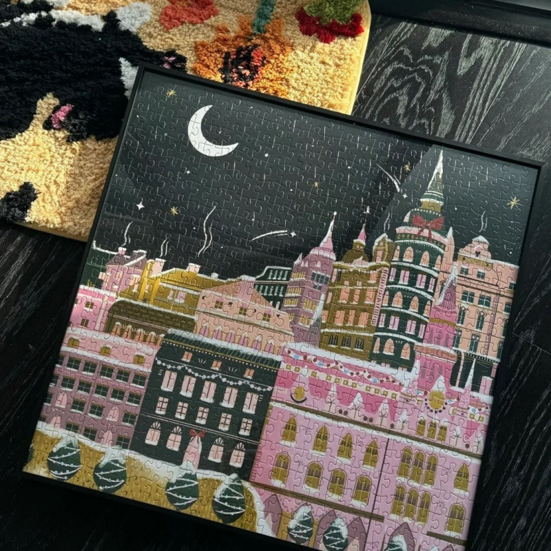 3D puzzle za odrasle – papirnati materijal, ublažavanje stresa, nije DIY, 14+ godina