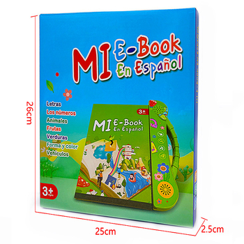 Španjolsko govorno pero za djecu — interaktivna edukativna igračka sa zvukom, plastično kućište, bez memorije, napajana baterijama