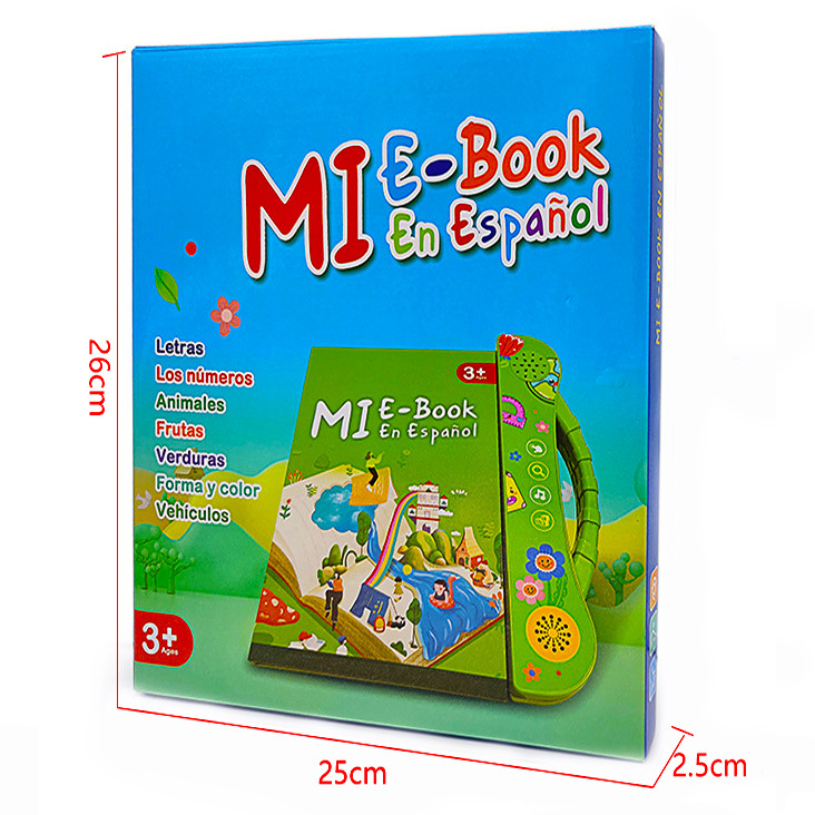 Španjolsko govorno pero za djecu — interaktivna edukativna igračka sa zvukom, plastično kućište, bez memorije, napajana baterijama