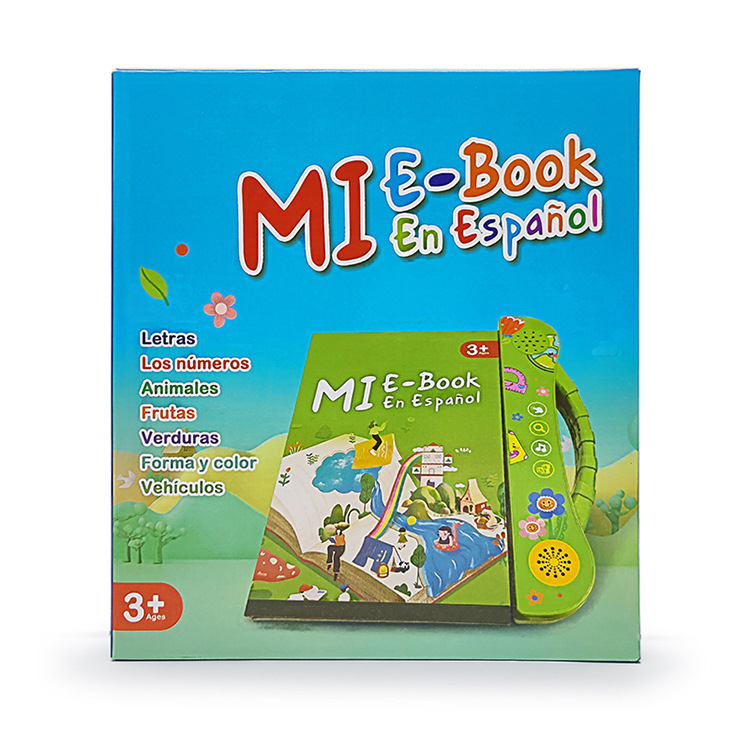 Španjolsko govorno pero za djecu — interaktivna edukativna igračka sa zvukom, plastično kućište, bez memorije, napajana baterijama