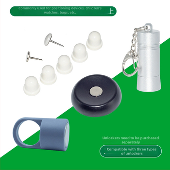 Ξεκλειδωτής κρατήματος DET-024, ABS πλαστικό, μαγνητικό ατσάλι