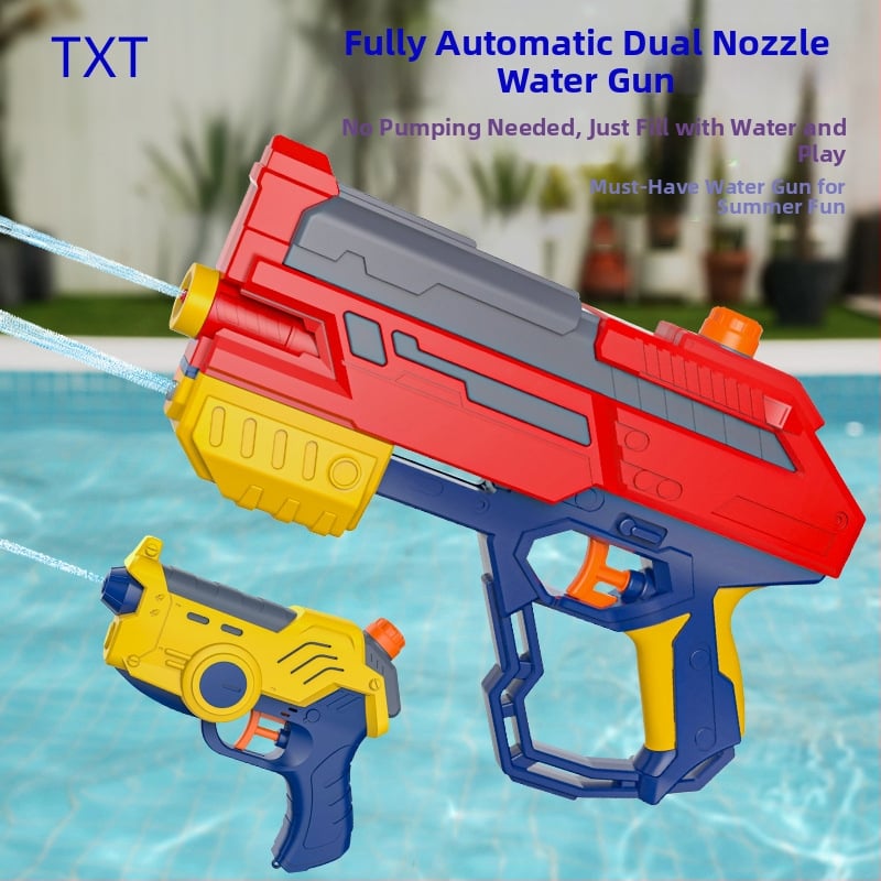 Dječji ručni vodeni pištolj – plastika; funkcija raspršivanja vode; pritiskom za raspršivanje; pogodno za djecu 4–6 godina