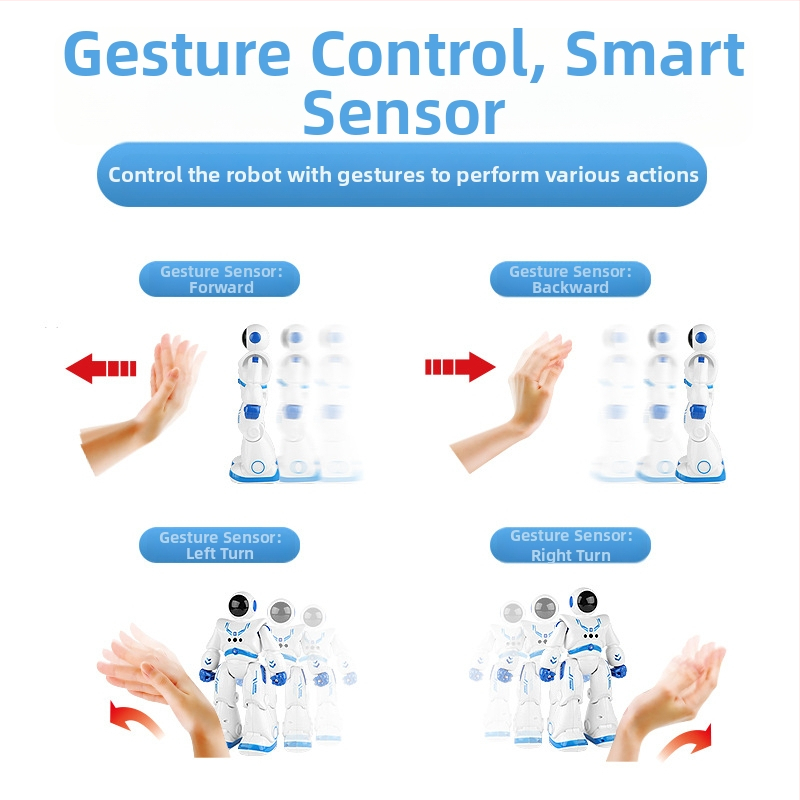 Smart Movement – robot za predškolsko obrazovanje s daljinskim upravljanjem, ples s infracrvenim senzorom, glazba i interakcija raspoloženja za djecu 7–14 godina