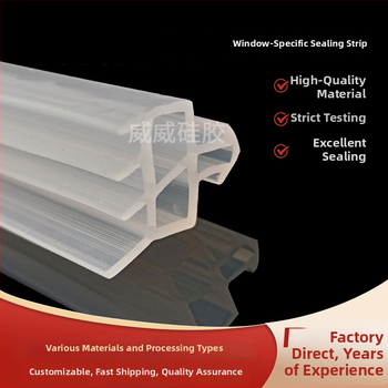 Bandă de etanșare din silicon pentru uși și ferestre — rezistentă la temperaturi înalte, Weiwei silicone, piese standard