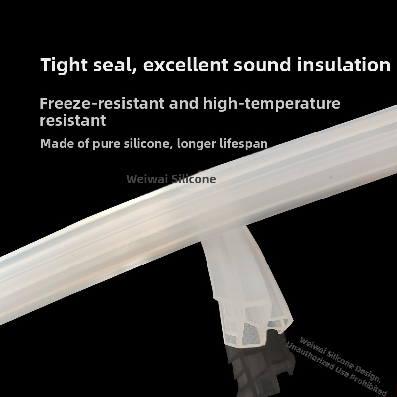 Bandă de etanșare din silicon pentru uși și ferestre — rezistentă la temperaturi înalte, Weiwei silicone, piese standard