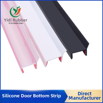 Bandă de etanșare pentru pragul ușii, silicon autoadesiv, pentru bucătărie și baie; protecție împotriva curentului, zgomotului, apei și insectelor; potrivită pentru uși și ferestre; rezistență la temperaturi înalte; brand Yidi