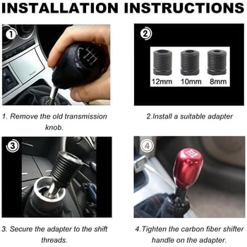 Ručica mjenjača od aluminijske legure, 5-brzinska, za sve ručne mjenjače, model ZC-09