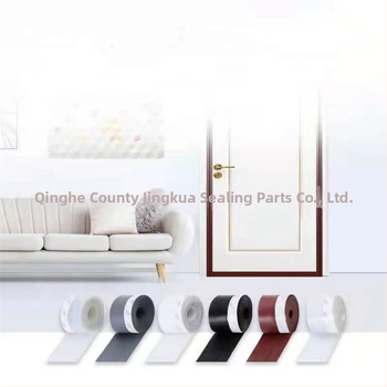 Bandă de etanșare din silicon pentru partea de jos a ușii, tip L — etanșare fixă, temperatură de funcționare 60°C, pentru mașini, dulapuri, uși și ferestre