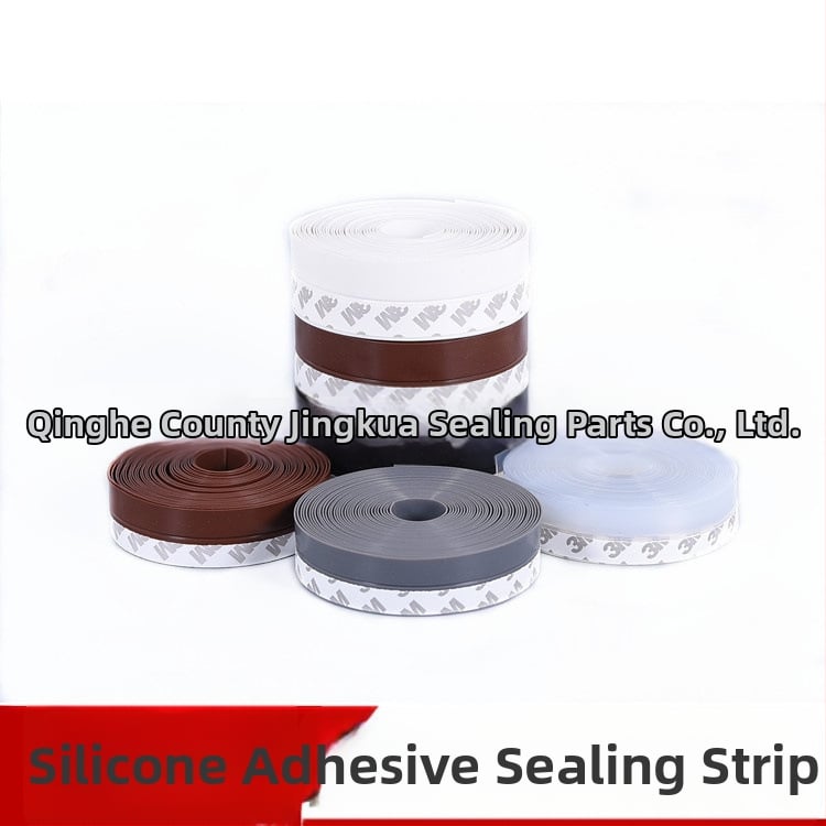 Bandă de etanșare din silicon pentru partea de jos a ușii, tip L — etanșare fixă, temperatură de funcționare 60°C, pentru mașini, dulapuri, uși și ferestre