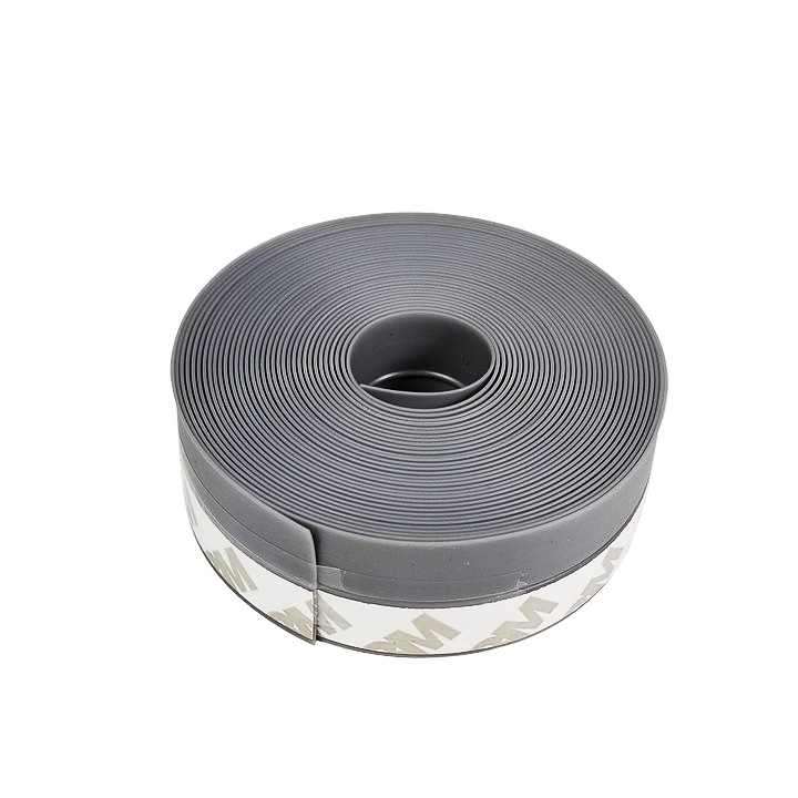 Öntapadós szilikon gumis tömítőszalag üvegajtókhoz és ablakokhoz; magas hőmérséklet-ellenálló, kopásálló és korrózióálló; alkalmas szekrényekhez, ajtókhoz és ablakokhoz.