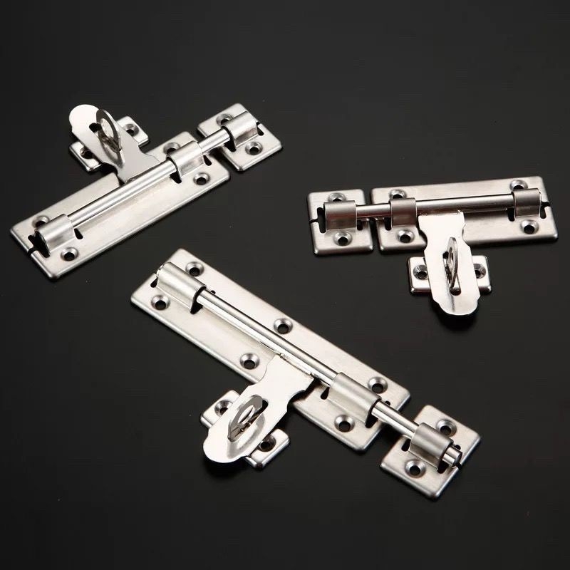 Nagy teherbírású ajtózár – 201 rozsdamentes acélból, fényes felület, modell 005, Long qi márka, új kínai stílus