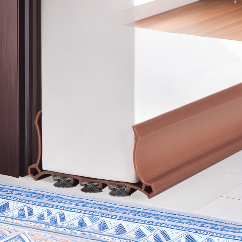 Shoulang Ajtó tömítőszalag – Ajtó alatti tömítés, modell Low-Wool; Kopásállóság, öregedés és korrózióállóság; Tömítés funkció; Könnyed luxus stílus