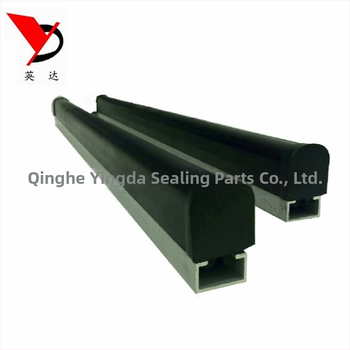 Bandă senzor din silicon pentru siguranță/coliziune, secțiune în profil tip D, model YD-35, -40°C până la 80°C, potrivită pentru uși automate AGV, autovehicule și utilaje