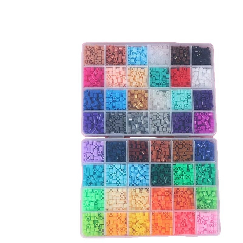 3D пъзел мозайка с мъниста, DIY интелигентност, 24 клетки, пластмасова играчка, 14+