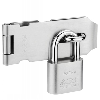 Încuietoare de ușă din oțel inoxidabil, tip clapă-fluture, fără găurire, model 8899, unghi de 90°