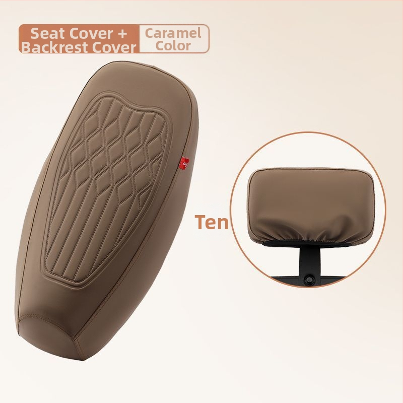 Elektrmos motorkerékpár ülésvédő huzat, selyem anyag, töltet nélküli, logómentes, testreszabás nélkül