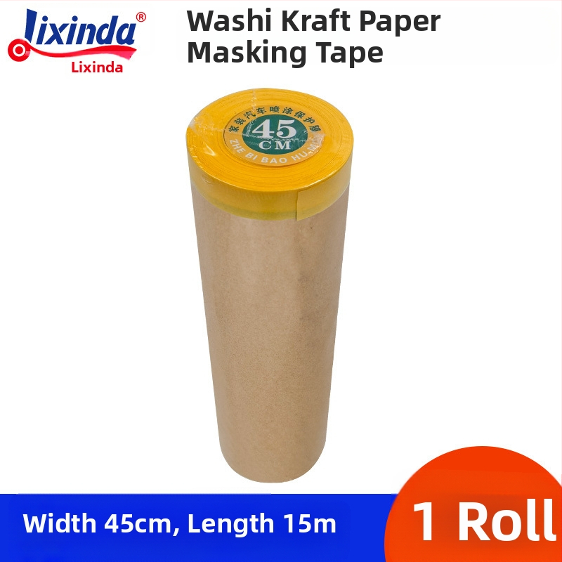 Lixinda Kraft φιλμ μάσκας για ψεκασμό βαφής – Kraft και ιαπωνικό χαρτί, πυρήνας από χαρτονένιο σωλήνα